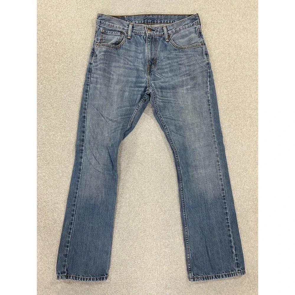 Levi's 527 Jeans Men's 32x32 (31x31) Blue Bootcut Denim Pants Med Wash Mid Rise